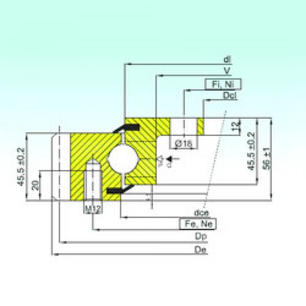 thrust ball bearing applications EBL.20.0544.201-2STPN ISB #1 image