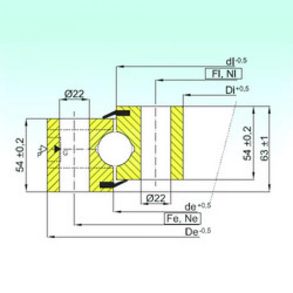 thrust ball bearing applications NB1.25.0455.200-1PPN ISB #1 image