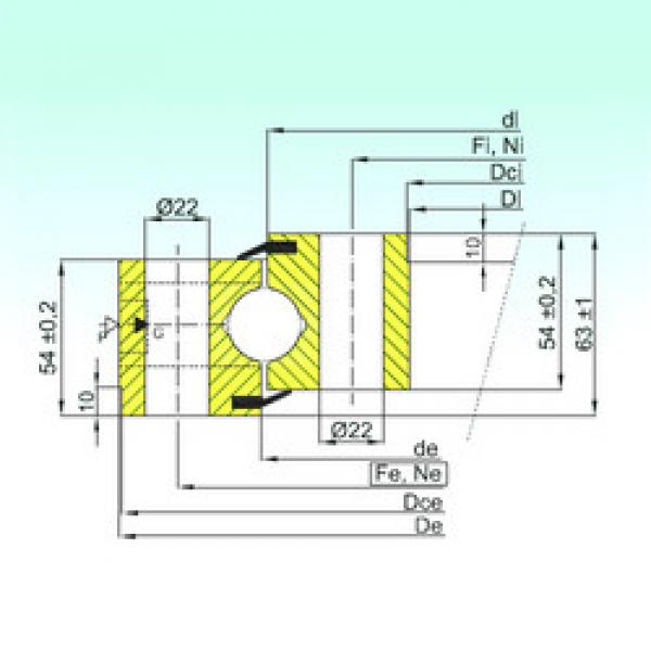 thrust ball bearing applications NB1.25.0455.201-2PPN ISB #1 image