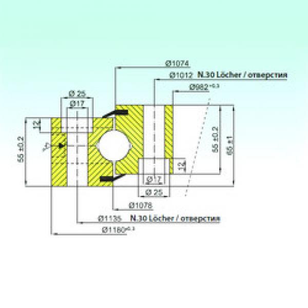 thrust ball bearing applications NB1.25.1076.200-1PPN ISB #1 image