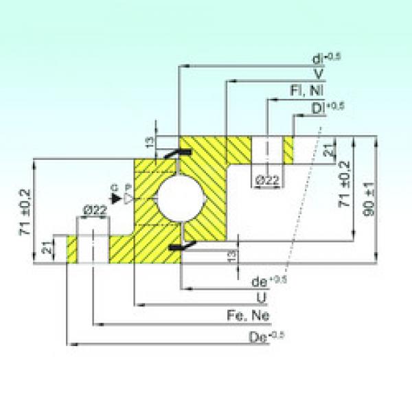 thrust ball bearing applications NBL.30.1155.200-1PPN ISB #1 image