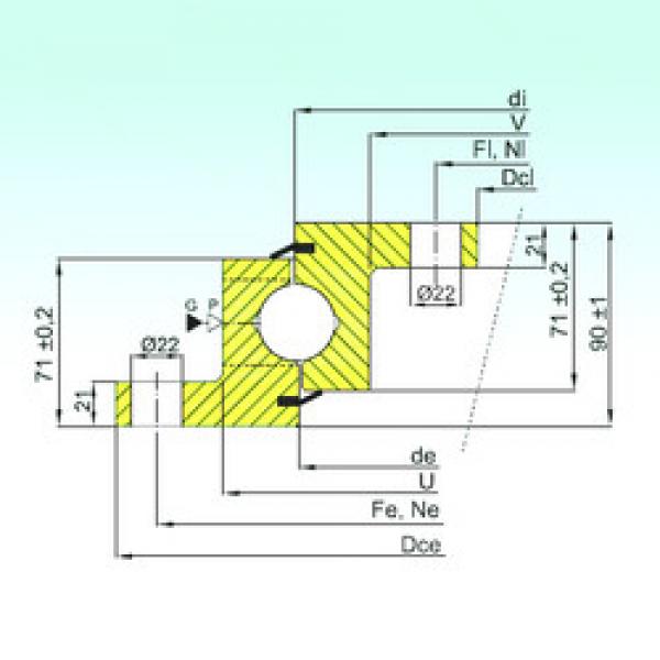 thrust ball bearing applications NBL.30.0955.201-2PPN ISB #1 image