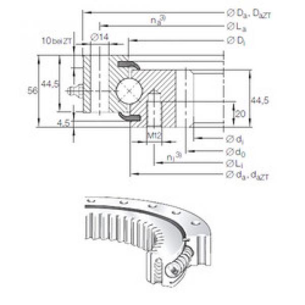 thrust ball bearing applications VSI 20 0744 N INA #1 image