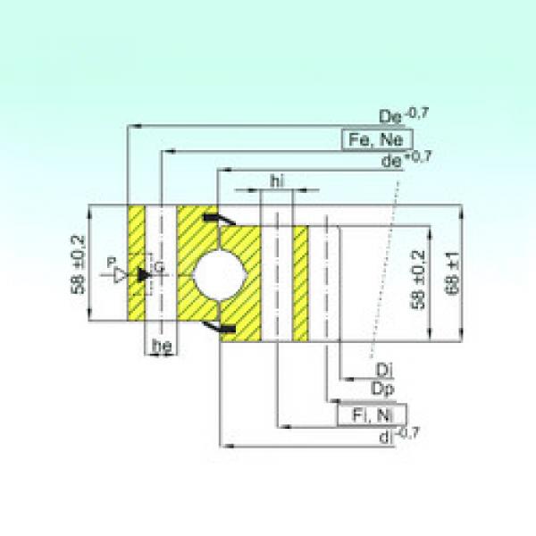 thrust ball bearing applications ZB1.25.1644.400-1SPPN ISB #1 image