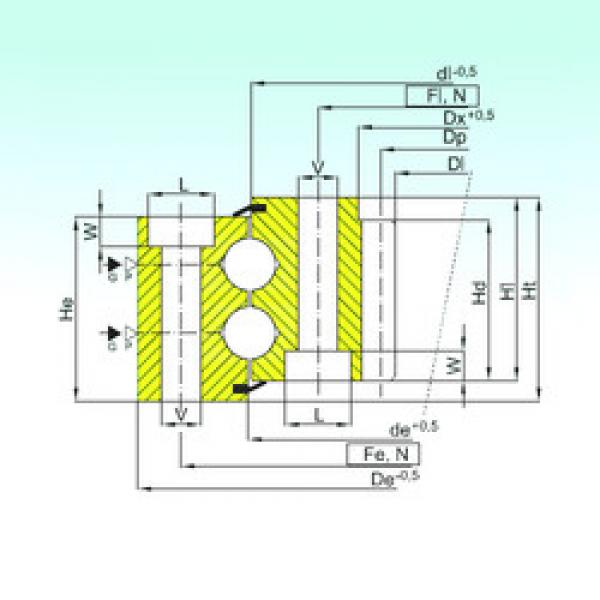 thrust ball bearing applications ZB2.25.1103.400-1SPPN ISB #1 image