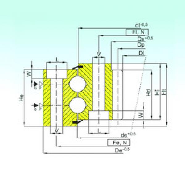thrust ball bearing applications ZB2.40.1386.400-1SPPN ISB #1 image