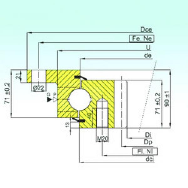 thrust ball bearing applications ZBL.30.0955.201-2SPTN ISB #1 image