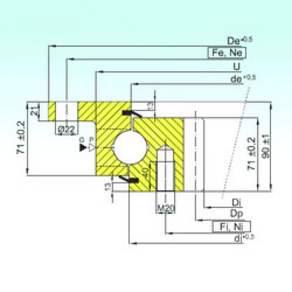thrust ball bearing applications ZBL.30.0955.200-1SPTN ISB #1 image