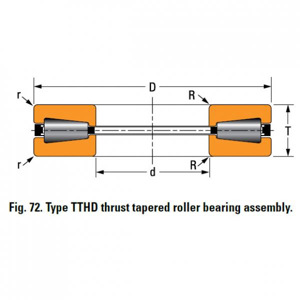 TTHD THRUST ROLLER BEARINGS T511A #1 image