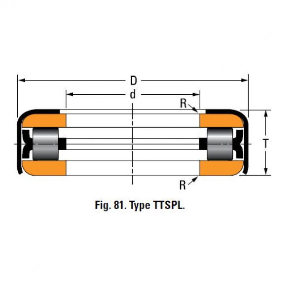 TTSP TTSPS AND TTSPL type roller bearing T76 #1 image