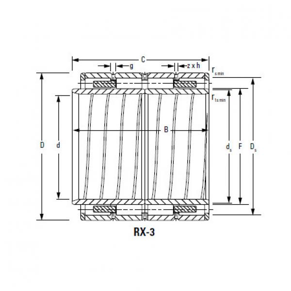 Four-Row Cylindrical Roller Bearings 145ARVSL1452 169RYSL1452 #3 image