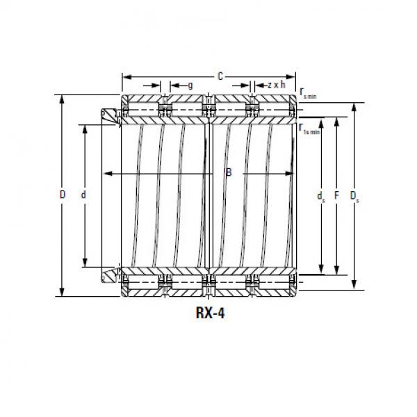 Four-Row Cylindrical Roller Bearings 300ARXSL1845 332RXSL1845 #3 image