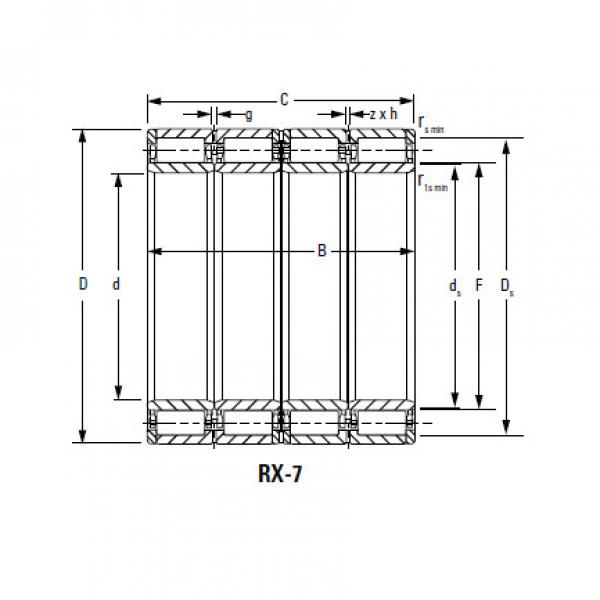 Four-Row Cylindrical Roller Bearings 200ARVSL1567 222RYSL1567 #1 image