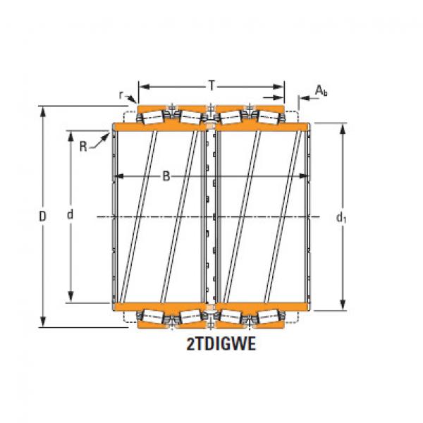 four-row tapered roller Bearings Jl770549dgw Jl770510 #1 image