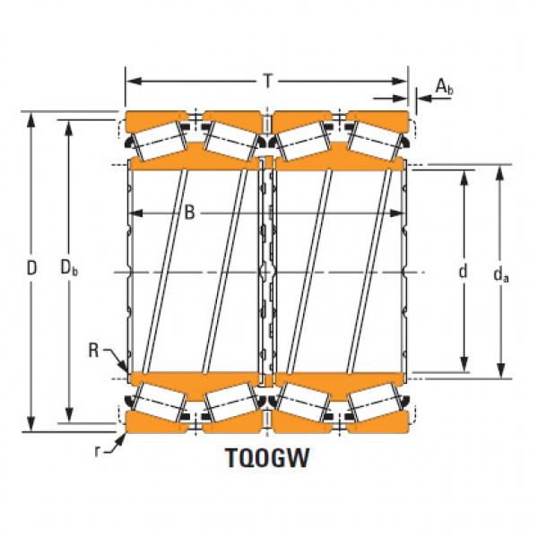 four-row tapered roller Bearings Jl770549dgw Jl770510 #2 image