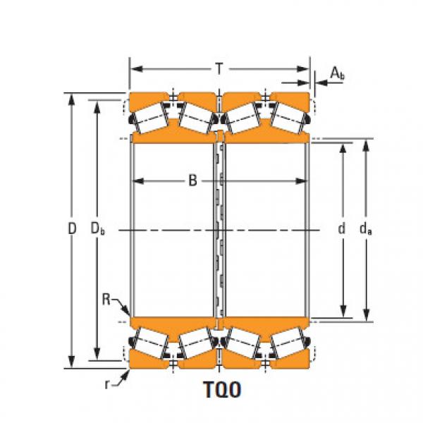 four-row tapered roller Bearings m280249dgwa m280210 #1 image