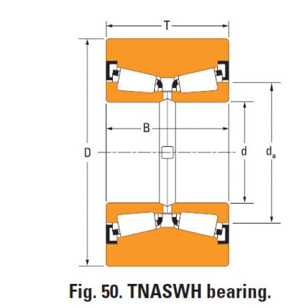 Tnaswh Two-row Tapered roller bearings HH224346nw k110108 #1 image
