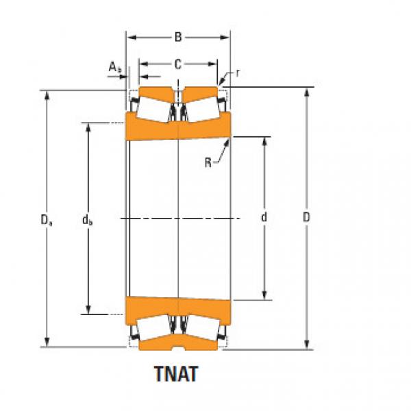 TdiT TnaT two-row tapered roller Bearings H242649Td H242610 #1 image