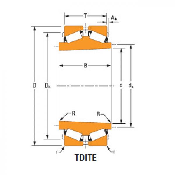 TdiT TnaT two-row tapered roller Bearings m249746Td m249710 #1 image