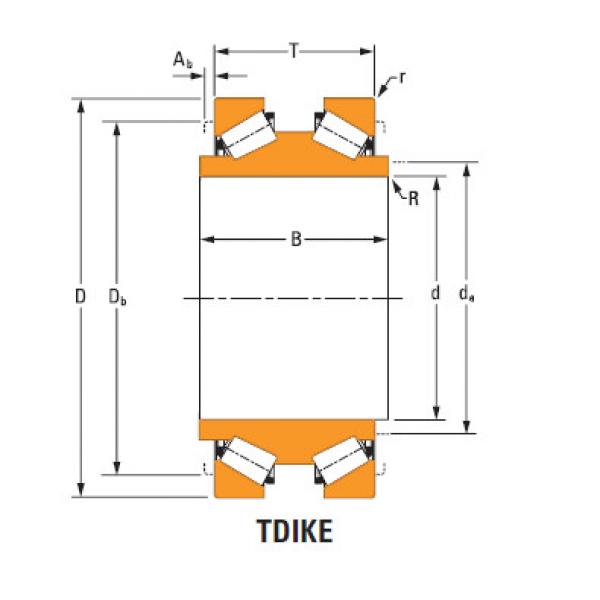 tdik thrust tapered roller bearings nP121146 nP908442 #1 image