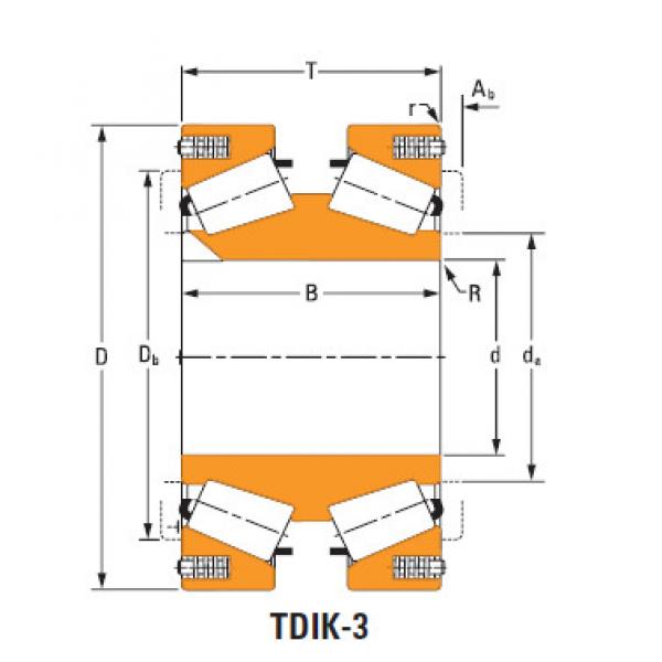 tdik thrust tapered roller bearings nP537120 nP400534 #1 image