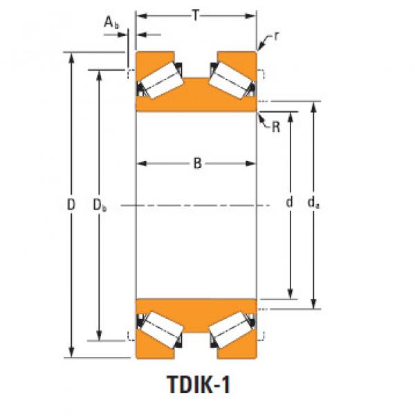 tdik thrust tapered roller bearings aaac529 aaac755 #1 image