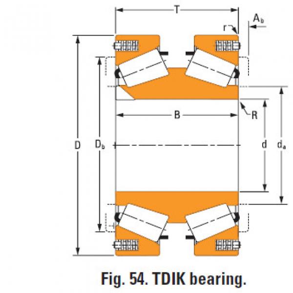 tdik thrust tapered roller bearings nP254512 nP659369 #1 image