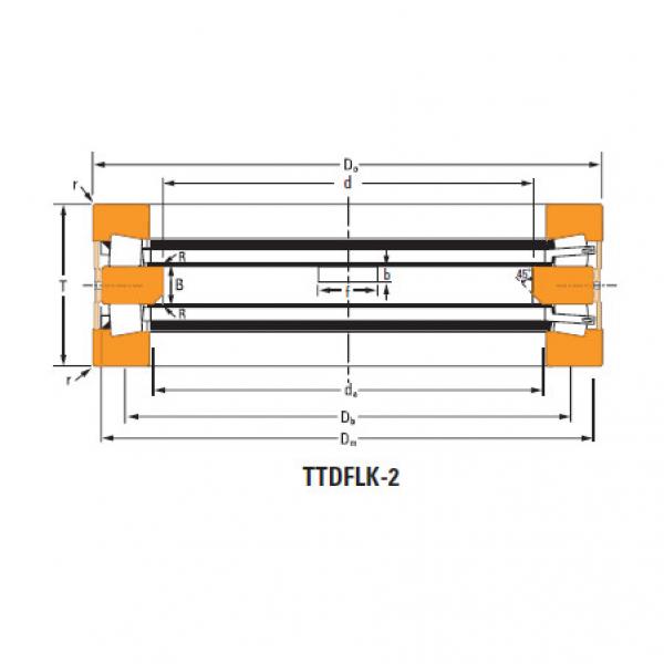 TTdFlk TTdW and TTdk bearings Thrust race double T8110f #1 image