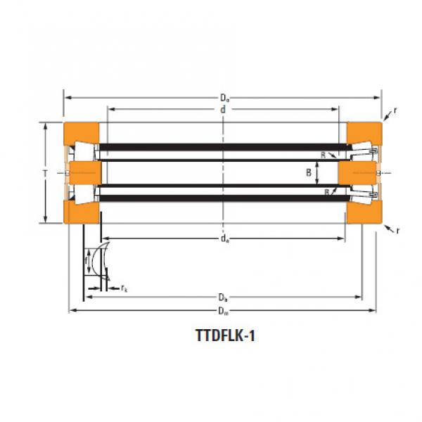 TTdFlk TTdW and TTdk bearings Thrust race single T12100 #1 image