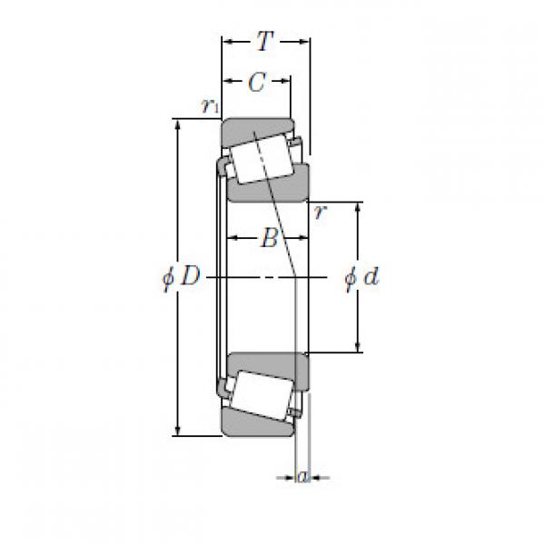 Single Row Tapered Roller Bearings NTN T-EE420801/421437 #1 image