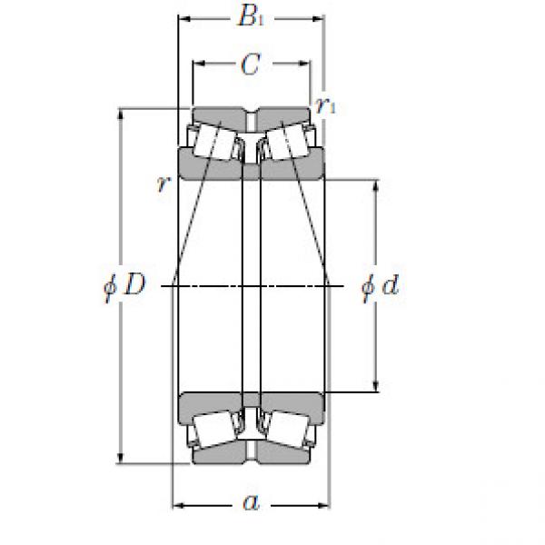 Double Row Tapered Roller Bearings NTN CRD-8808 #2 image