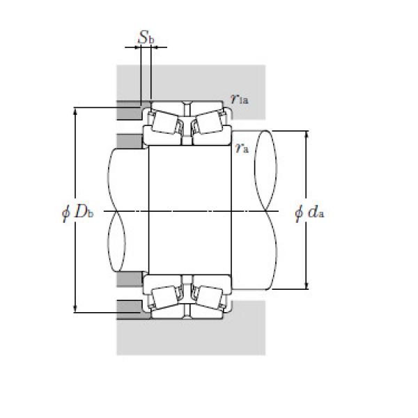 Double Row Tapered Roller Bearings NTN 3230/500 #1 image