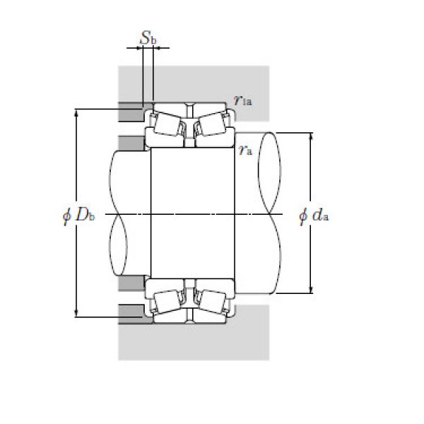 Double Row Tapered Roller Bearings NTN CRD-7701 #2 image