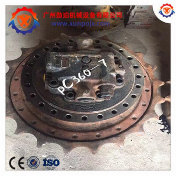 PC360-7 travel motor with gearbox for excavator, 708-8H-00320 original used hydraulic motor for PC360 #1 image
