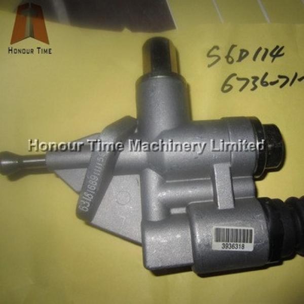 6736-715781 PC300-7 6D114 Fuel feed pump for excavator engine parts #1 image