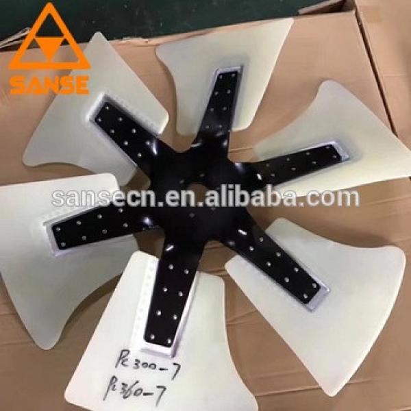 Good price Excavator cooling parts ,fan blade for PC300-7 PC360-7 excavator #1 image