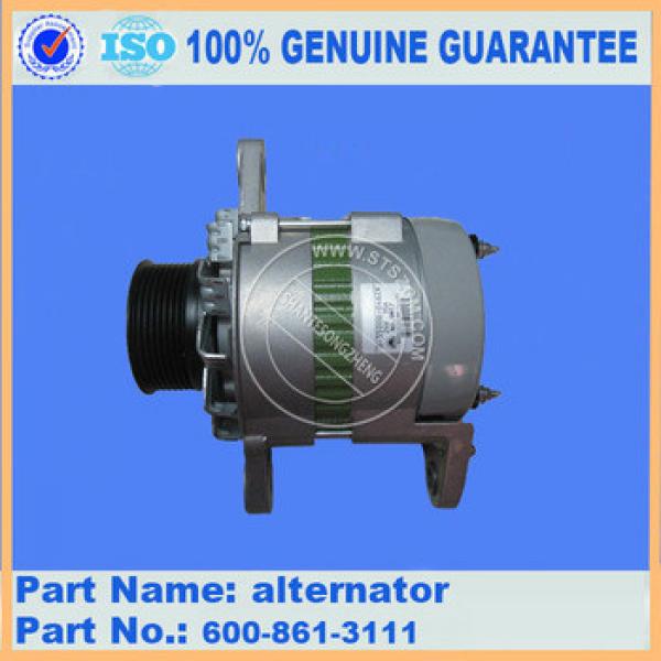 excavator engine SA6D102E-1 alternator 35A 600-861-3111 for PC300-7 PC360-7 #1 image