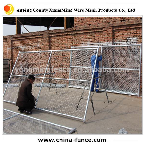 Xiangming galvanized chain link American standard galvanized temporary fence panels #1 image