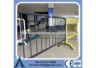 factory high quality hot sale good price durable and anti-rust used hot dipped gal metal Crowed Control Barrier event barrier #4 image