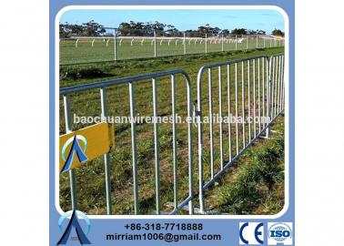 classical high quality hot dipped galvanized durable and anti-rust used metal Crowed Control Barrier event barrier #5 image