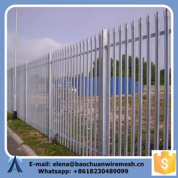 Rails 45 mm x 45 mm Steel Palisade Fence #1 image