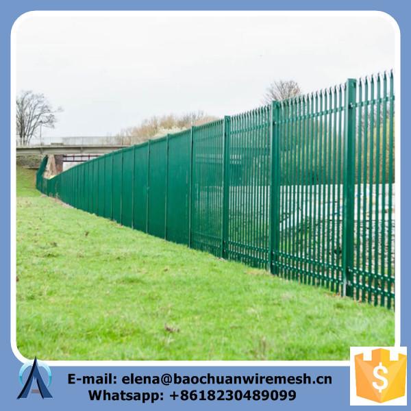 Rails 40 mm x 40 mm Steel Palisade Fence #4 image