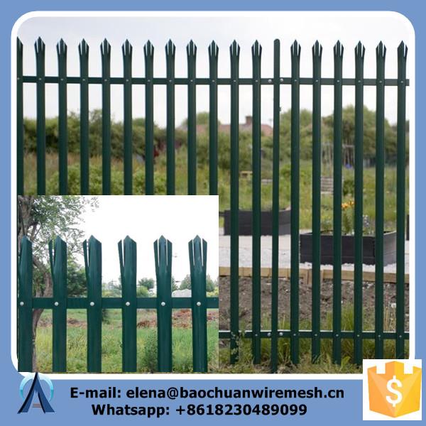 Rails 40 mm x 40 mm Steel Palisade Fence #5 image